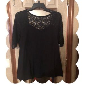 Black Lace Top